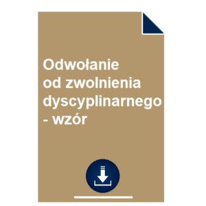 odwolanie-od-zwolnienia-dyscyplinarnego-wzor