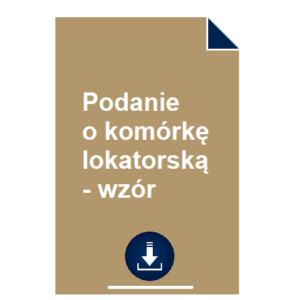 podanie-o-komorke-lokatorska-wzor
