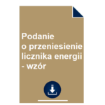 podanie-o-przeniesienie-licznika-wzor