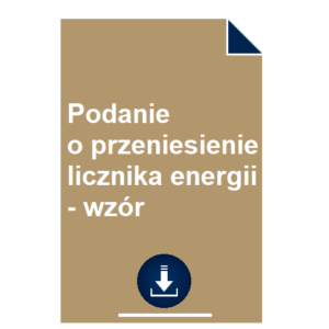 podanie-o-przeniesienie-licznika-wzor