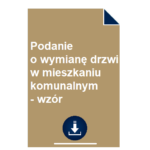 podanie-o-wymiane-drzwi-w-mieszkaniu-komunalnym-wzor