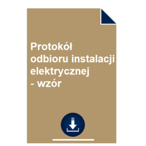 protokol-odbioru-instalacji-elektrycznej-wzor