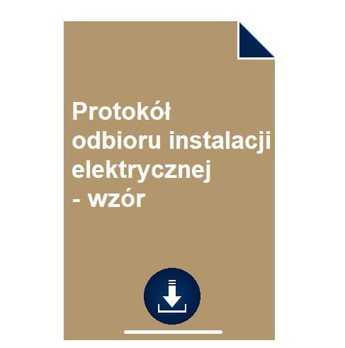 protokol-odbioru-instalacji-elektrycznej-wzor