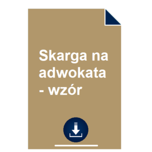skarga-na-adwokata-wzor-przyklad
