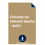 umowa-na-remont-dachu-wzor