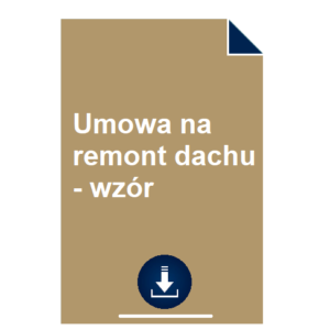 umowa-na-remont-dachu-wzor