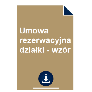 umowa-rezerwacyjna-dzialki-wzor