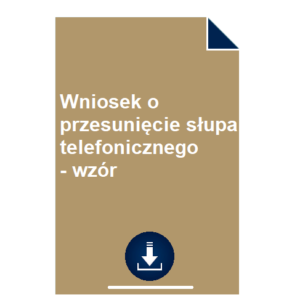 wniosek-o-przesuniecie-slupa-telefonicznego-wzor