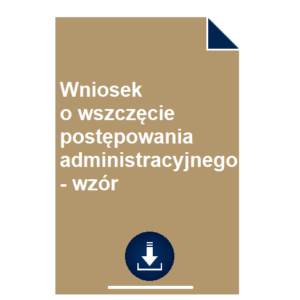 wniosek-o-wszczecie-postepowania-administracyjnego-wzor