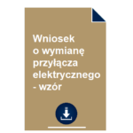 wniosek-o-wymiane-przylacza-elektrycznego-wzor