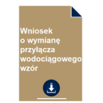 wniosek-o-wymiane-przylacza-wodociagowego-wzor