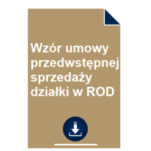 wzor-umowy-przedwstepnej-sprzedazy-dzialki-w-rod
