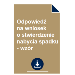 odpowiedz-na-wniosek-o-stwierdzenie-nabycia-spadku-wzor