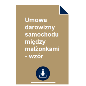 umowa-darowizny-samochodu-miedzy-malzonkami-wzor