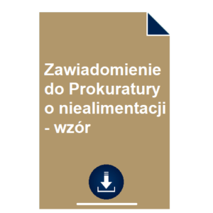 zawiadomienie-do-prokuratury-o-niealimentacji-wzor