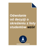odwolanie-od-decyzji-o-skresleniu-z-listy-studentow-wzor