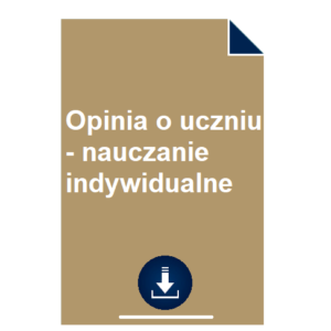 opinia-o-uczniu-nauczanie-indywidualne