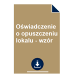 oswiadczenie-o-opuszczeniu-lokalu-wzor