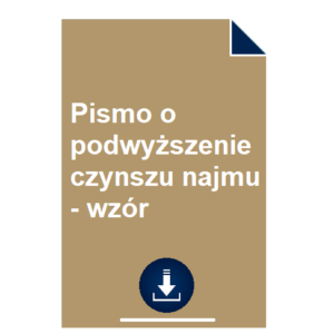 pismo-o-podwyzszenie-czynszu-najmu-wzor
