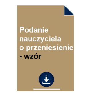 podanie-nauczyciela-o-przeniesienie-wzor