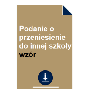 podanie-o-przeniesienie-do-innej-szkoly-wzor