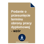 podanie-o-przesuniecie-terminu-obrony-pracy-dyplomowej-wzor