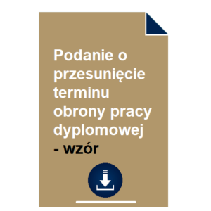 podanie-o-przesuniecie-terminu-obrony-pracy-dyplomowej-wzor