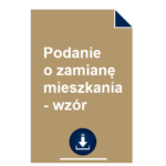 podanie-o-zamiane-mieszkania-wzor