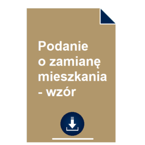 podanie-o-zamiane-mieszkania-wzor