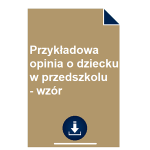 przykladowa-opinia-o-dziecku-w-przedszkolu-wzor