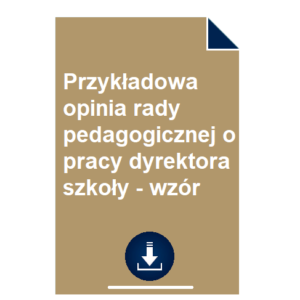 przykladowa-opinia-rady-pedagogicznej-o-pracy-dyrektora-szkoly-wzor