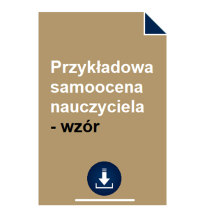 przykladowa-samoocena-nauczyciela-wzor