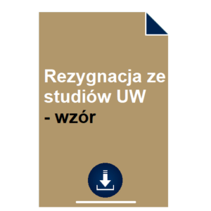 rezygnacja-ze-studiow-uw-wzor