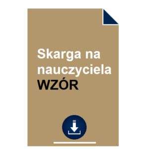 skarga-na-nauczyciela-wzor