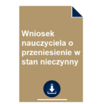 wniosek-nauczyciela-o-przeniesienie-w-stan-nieczynny