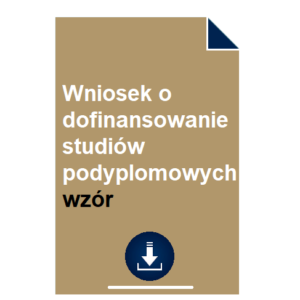 wniosek-o-dofinansowanie-studiow-podyplomowych-wzor