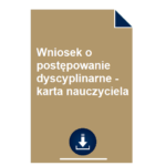 wniosek-o-postepowanie-dyscyplinarne-karta-nauczyciela