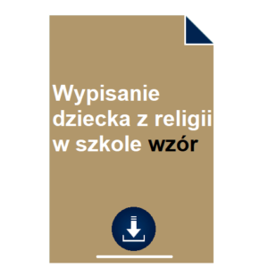 wypisanie-dziecka-z-religii-w-szkole-wzor