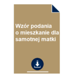 wzor-podania-o-mieszkanie-dla-samotnej-matki