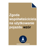 zgoda-wspolwlasciciela-na-uzytkowanie-pojazdu-wzor-pdf-doc