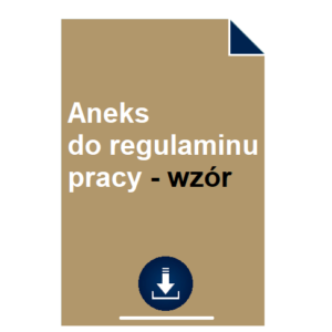 aneks-do-regulaminu-pracy-wzor