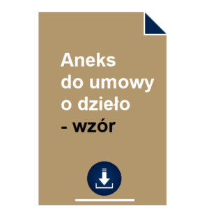 aneks-do-umowy-o-dzielo-wzor