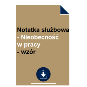 notatka-sluzbowa-nieobecnosc-w-pracy-wzor