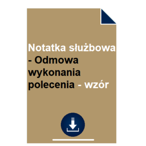 notatka-sluzbowa-odmowa-wykonania-polecenia-wzor