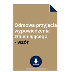 odmowa-przyjecia-wypowiedzenia-zmieniajacego-wzor