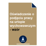oswiadczenie-o-podjeciu-pracy-na-urlopie-wychowawczym-wzor