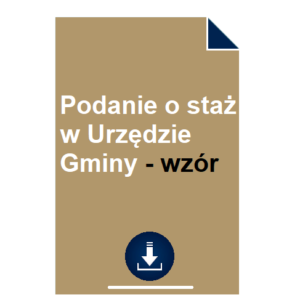 podanie-o-staz-w-urzedzie-gminy