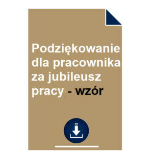 podziekowanie-dla-pracownika-za-jubileusz-pracy-wzor