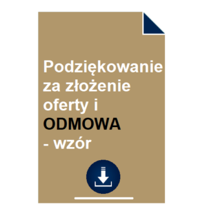 podziekowanie-za-zlozenie-oferty-odmowa-wzor-przyklad