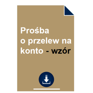 prosba-o-przelew-na-konto-wzor